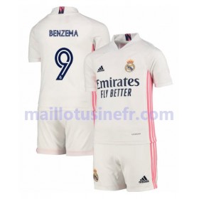 Maillot de Foot Real Madrid Karim Benzema 9 Domicile 2020-21 - Enfant